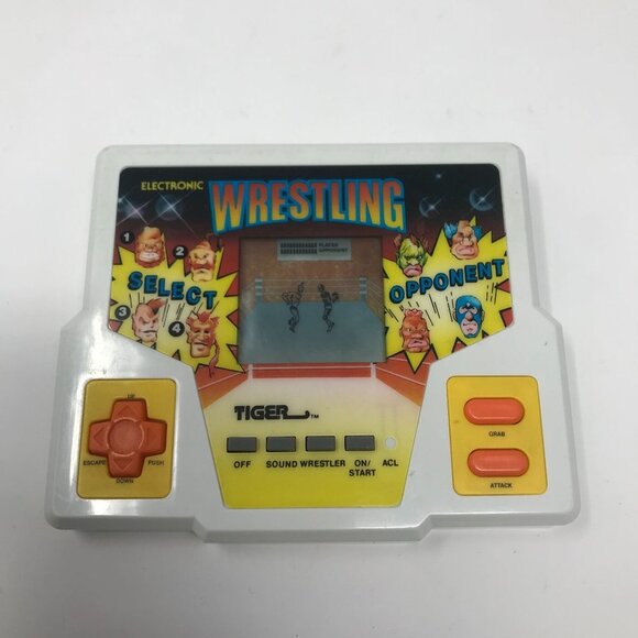 Vintage 1988 1980s Tiger Electronics Wresting LCD Handheld Game - WORKS! - Picture 2 of 4